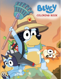 Bluey Coloring Book)