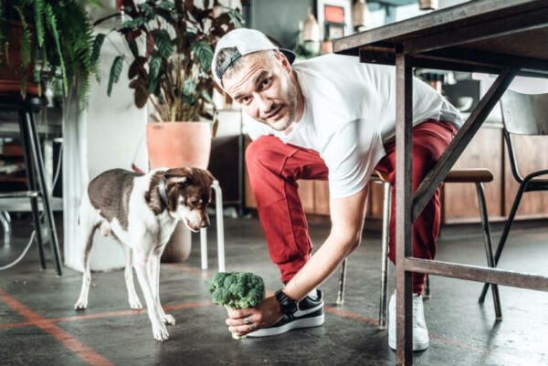 Anton mit Hund