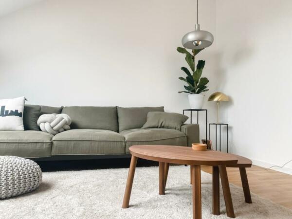 clean modern living room