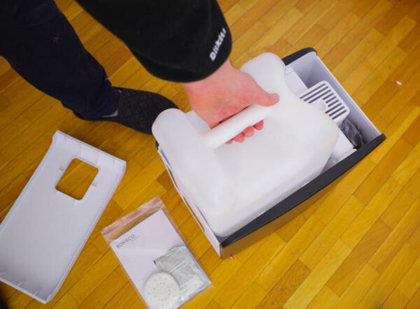 BONECO Luftbefeuchter S450 geöffnet