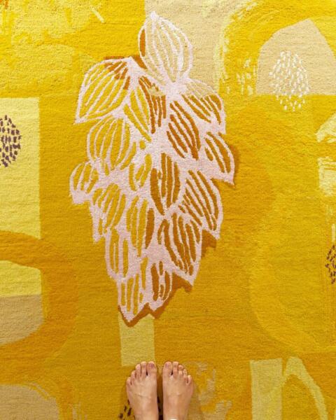 MAREEN Saffron carpet