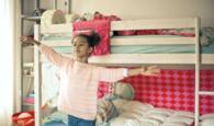 Blck girl in kids room